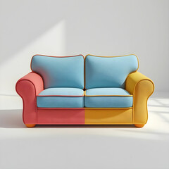 A child-friendly 2-seater sofa with washable slipcovers.