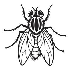 Fly vector icon on white background. fly icon, fly logo. Adobe Illustrator Artwork