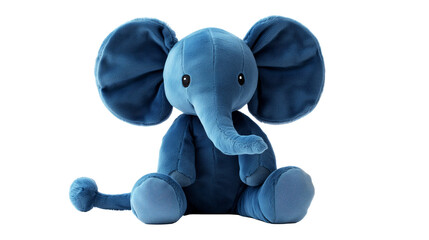 toy elephant on white background
