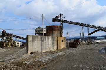 砕石工場 建設資材の生産現場