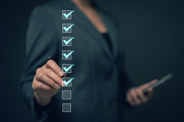 Reviewing and completing online survey forms document management system Assessment form, questionnaire, checklist and clipboard management Quality control...