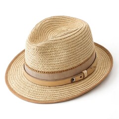 straw hat isolated on white background