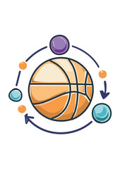 Fototapeta premium These cycles are critical for maintaining the conditions necessary for life and involve continuous transformations and circulations. Earth's Ongoing Cyclical Transformations