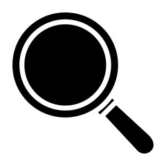 Magnifying Glass Vector Glyph Icon Design