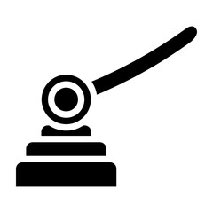 Lever Vector Glyph Icon Design