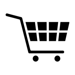 Cart Vector Glyph Icon Design