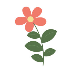 Hand Drawn Flower Element