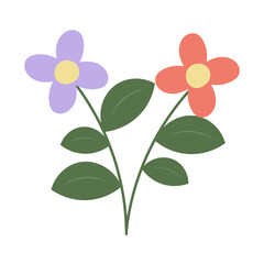 Hand Drawn Flower Element