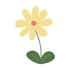 Hand Drawn Flower Element