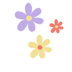 Hand Drawn Flower Element