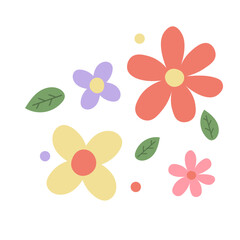 Hand Drawn Flower Element © Lieur