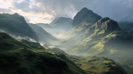 Explore breathtaking scottish highlands landscape mountain range nature photography scenic views tourism