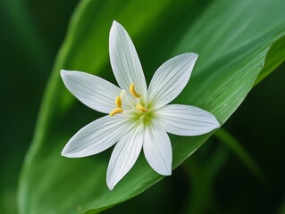 Close-up of a Pickerel Weed flower, delicate and striking against green foliage