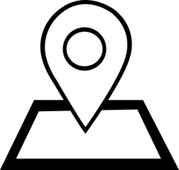 Location pin icon. Map pin place marker. . Map marker pointer icon . symbol collection. Flat style - stock vector . Location icon. Map marker pointer icon GPS location symbol collection. Modern map ma