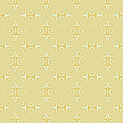 Monochrome stylish seamless yellow geometric pattern.