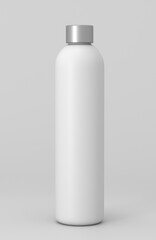 Minimalist White Bottle Mockup
