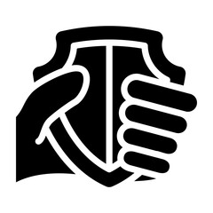 Policyholder Vector Glyph Icon Design