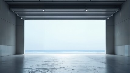 empty room with a window