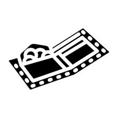 Wallet Vector Glyph Icon Design