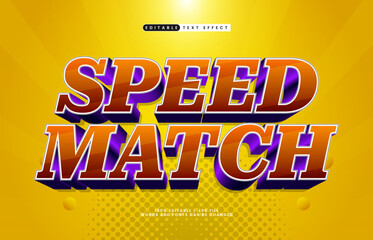 speed watch editable text effect with a team and sport text effect