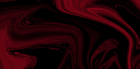 The texture of red and black marble pattern modern style Liquid background .Liquid red abstract background vector , illustration Abstract color acrylic pours liquid marble surface design.	
