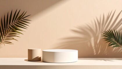 コスメや雑貨ディスプレイに使えるナチュラル背景Natural background for cosmetics and miscellaneous goods display