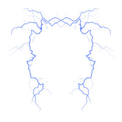 blue lightning flash
