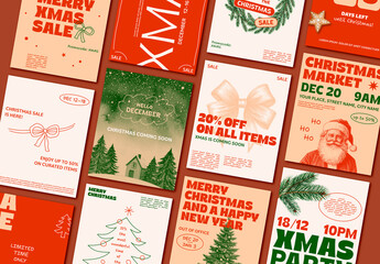 Christmas Social Media Set