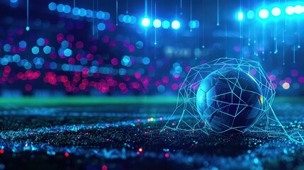 Online betting on football, analytics and statistics of football games. Ideal for sports technology advertising