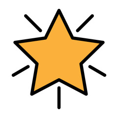 Favorite Vector Filled Icon Design