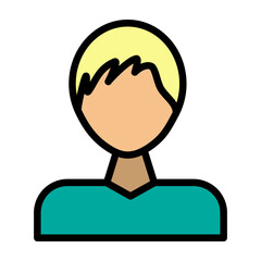 User Vector Filled Icon Design