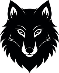 Obraz premium vector illustration of a wolf