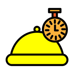 Order Pending Vector Filled Icon Design