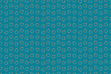 Dark seamless polka dot pattern on dark blue background. Abstract spots. For backgrounds, wallpapers, textiles, packaging, and  website.