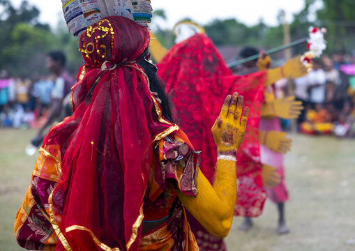 Parvati during Charak Puja hindu festival, Sylhet Division, Kamalganj, Bangladesh