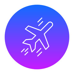 Fototapeta premium Aircraft Icon