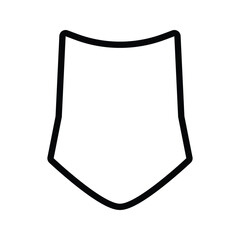 Badge Icon. Vintage label and badge illustration. Security shield symbol.