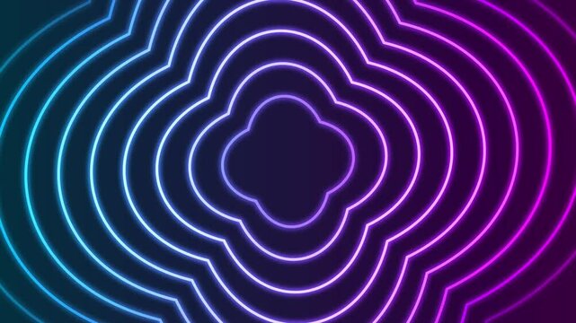 abstract beam tunnel glowing motion design neon arrows line background