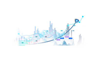Transparent or PNG  stock market investment trading graph growth.
Trade business analytics graph and financial chart.Price graph and indicator diagrams. 	
