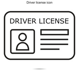 Driver license icon
