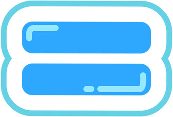 Water Bubble Equal Sign =  