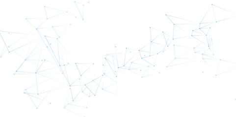 Abstract white blue digital technology futuristic communication high tech concept background. Technology dots lines connect network background.