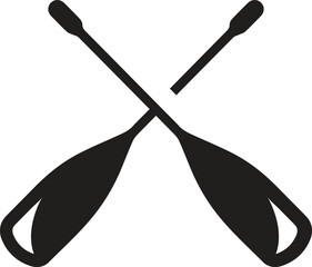 Paddle Sports Glyph Icon