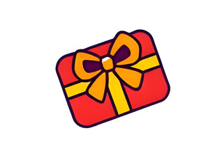 gift box icon, present icon, wrapped gift icon, surprise box icon, ribbon box icon, gift symbol, celebration gift icon, party gift icon, birthday gift icon, Christmas gift icon, holiday present icon, 