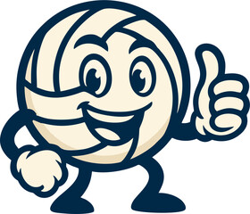 Volley Logo - Animated Volleyball Dude Giving a ThumbsUp