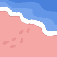 해변 일러스트,summer illustration 