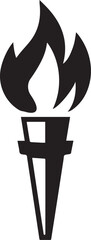 torch silhouette, black torch, fire torch vector, torch clipart, olympic torch, torch flame