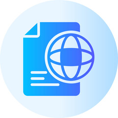 global gradient icon