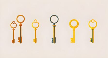 vintage key illustration, simple key icon, minimal key design, abstract key vector, key flat icon, open key symbol, metal key vector, skeleton key icon, encryption key illustration, hotel key icon, cl