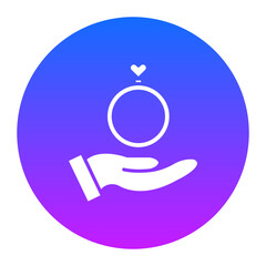 Ring in Hand Icon